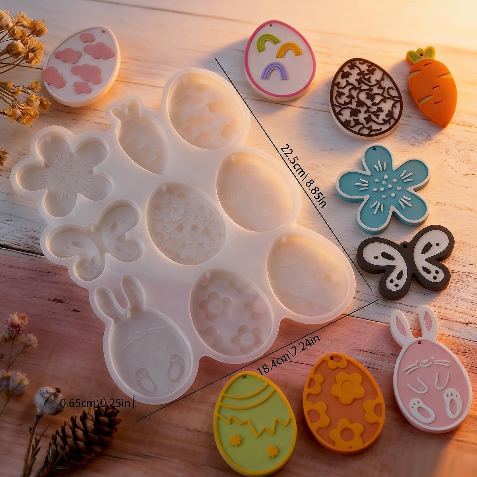 Candle Making For Kids - Bunny Egg Flower Candle Silicone Casting,