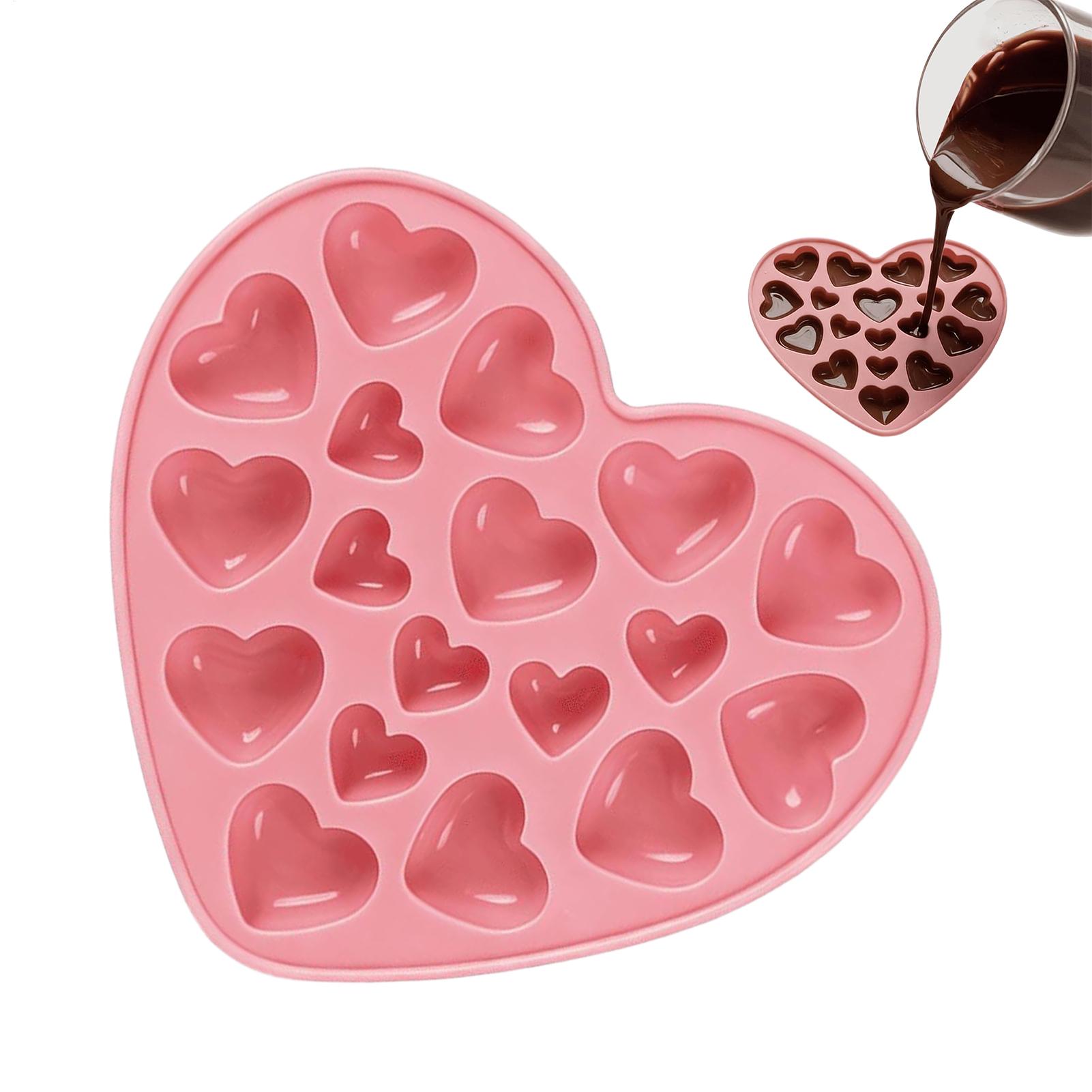 Candle Making Kits - Love Silicone Chocolate Mold Silicone Heart