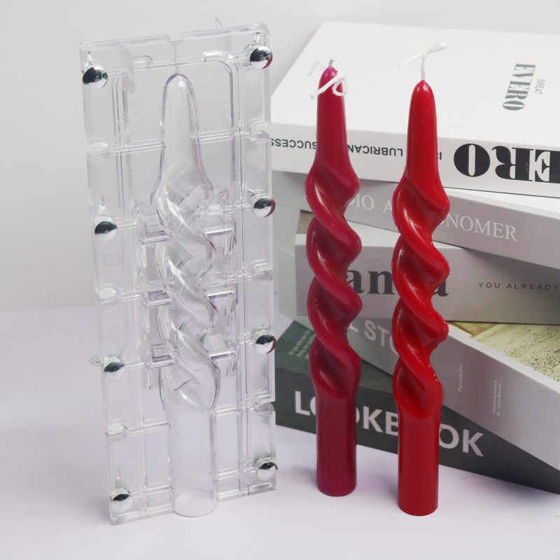 Twisted Stripe Column Acrylic  - Candle Making At Home ulasan dan harga