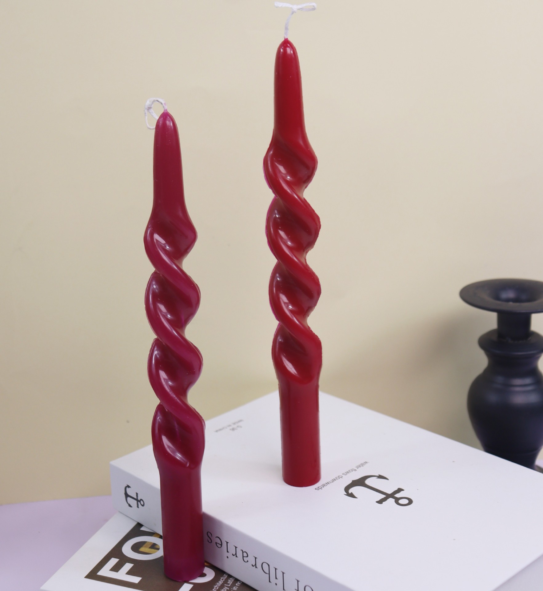 Twisted Stripe Column Acrylic  - Candle Making At Home ulasan dan harga
