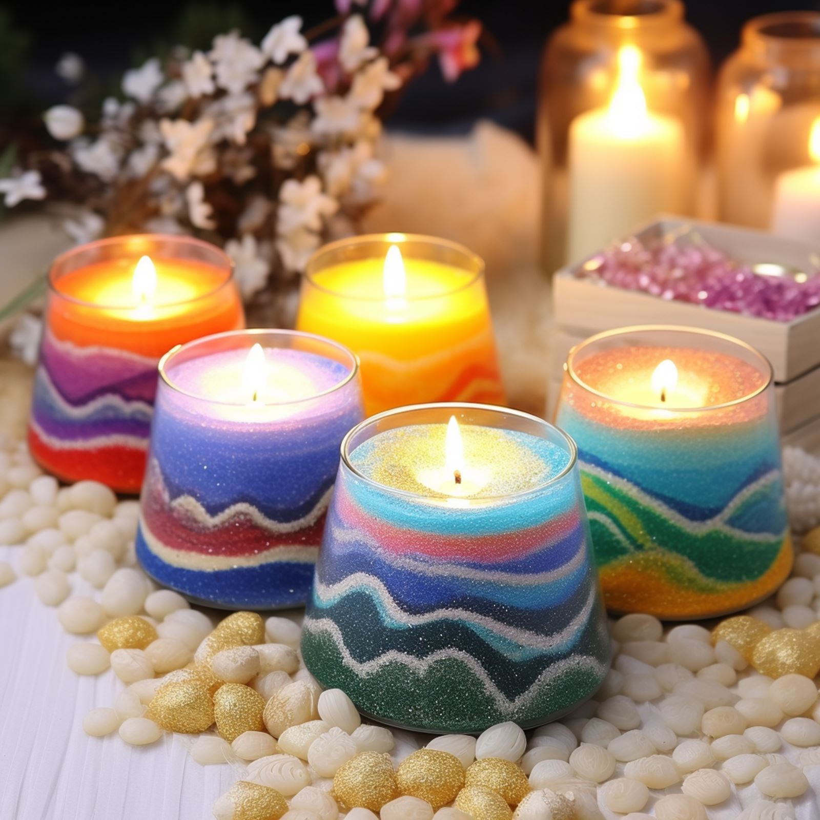 100/150/200/500/1000g White Gr - Candle Making At Home ulasan dan harga