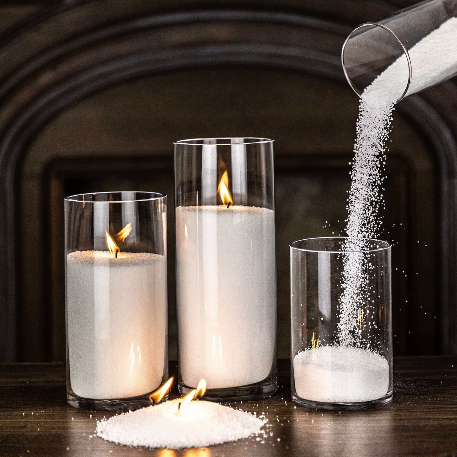500g-1kg Sand Wax Ice Flower W - Candle Making At Home ulasan dan harga