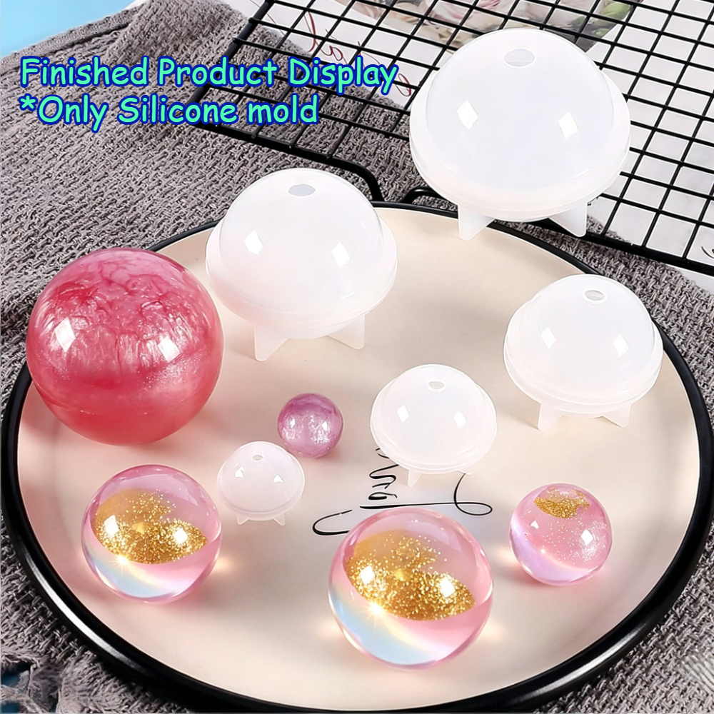 5Pcs Sphere Silicone Mold Kit  - Candle Making For Kids ulasan dan harga