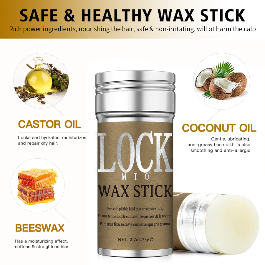 LOCKMIO Wax Stick Natural Coco - Coconut Wax Flake ulasan dan harga