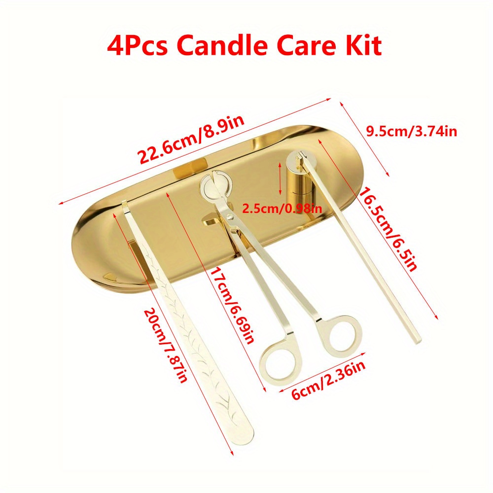 4pcs/set Luxury Candle Care Ki - Candle Making Business ulasan dan harga