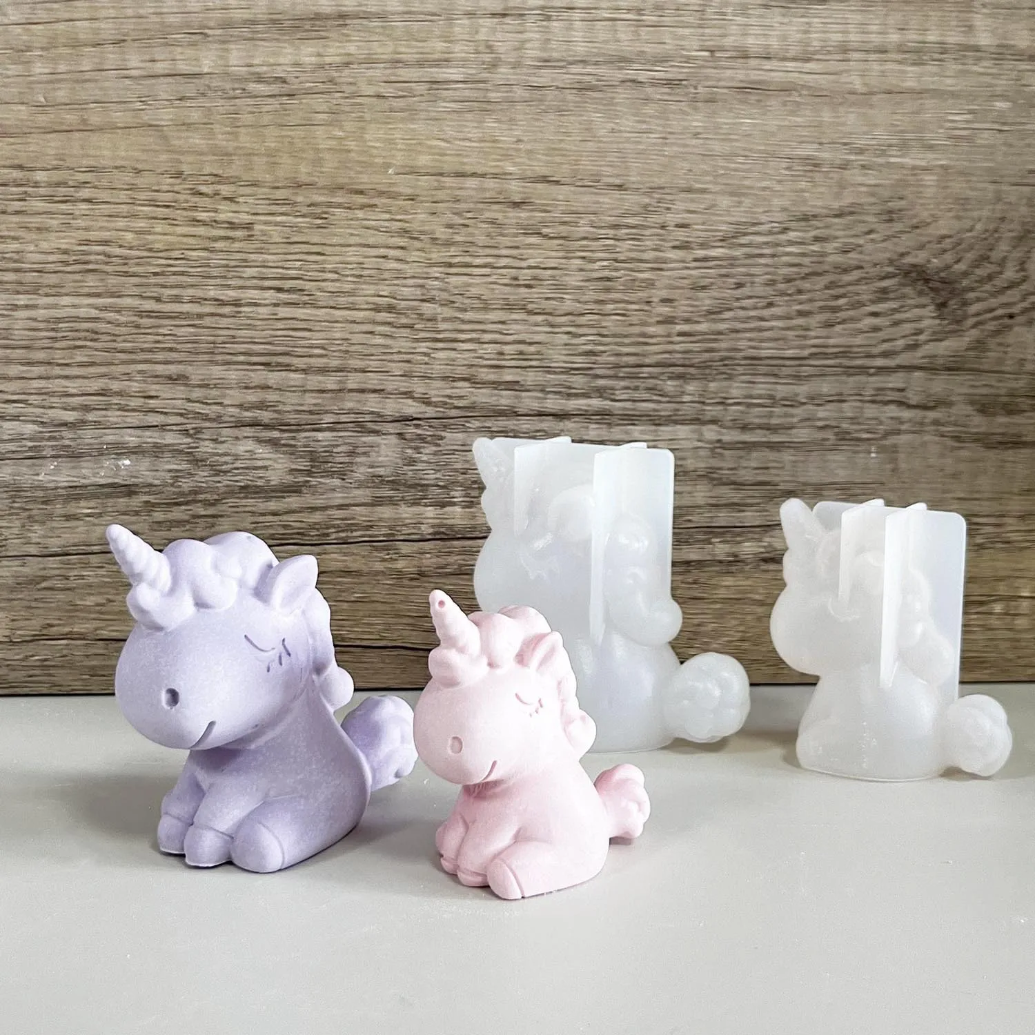 3D Geometric Silicone Unicorn  - Candle Making Business ulasan dan harga
