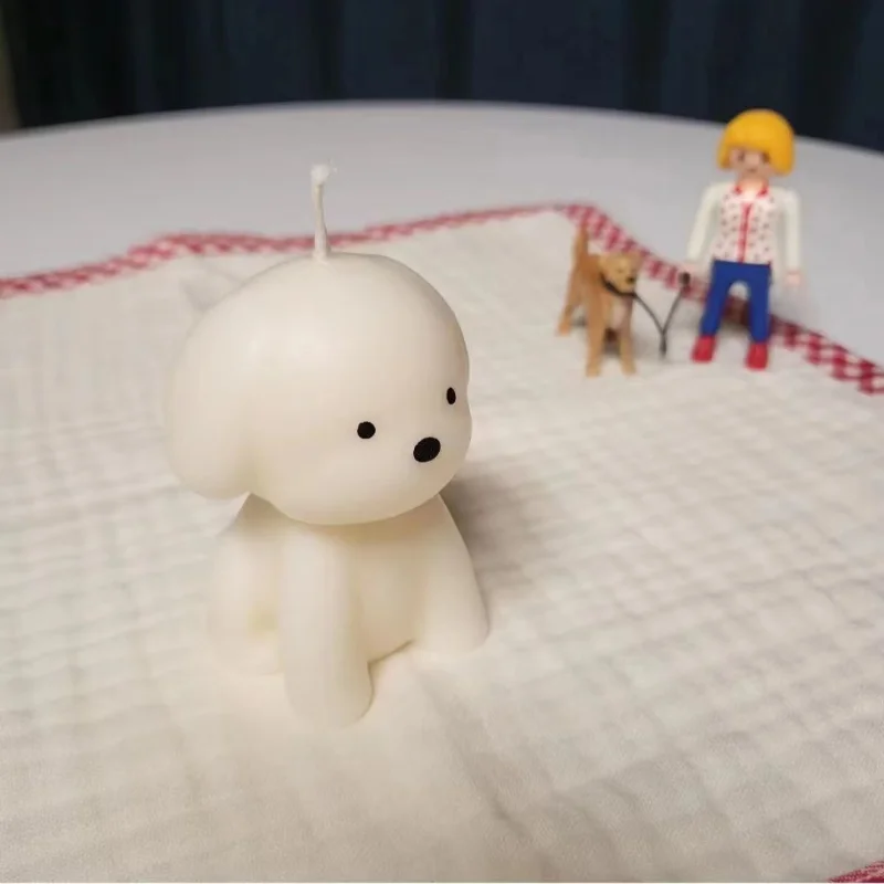 3D Puppy Scented Candle Silico - Candle Making At Home ulasan dan harga