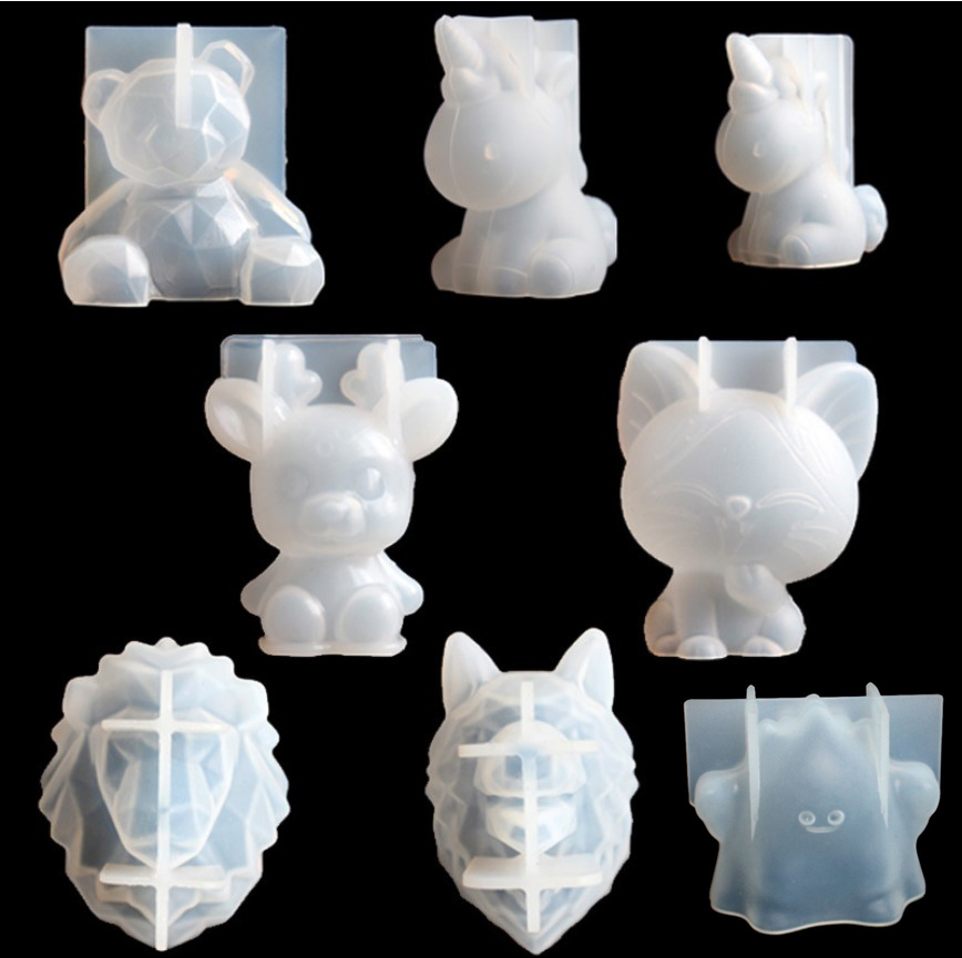 Transparent Unicorn Silicone E - Candle Making Business ulasan dan harga