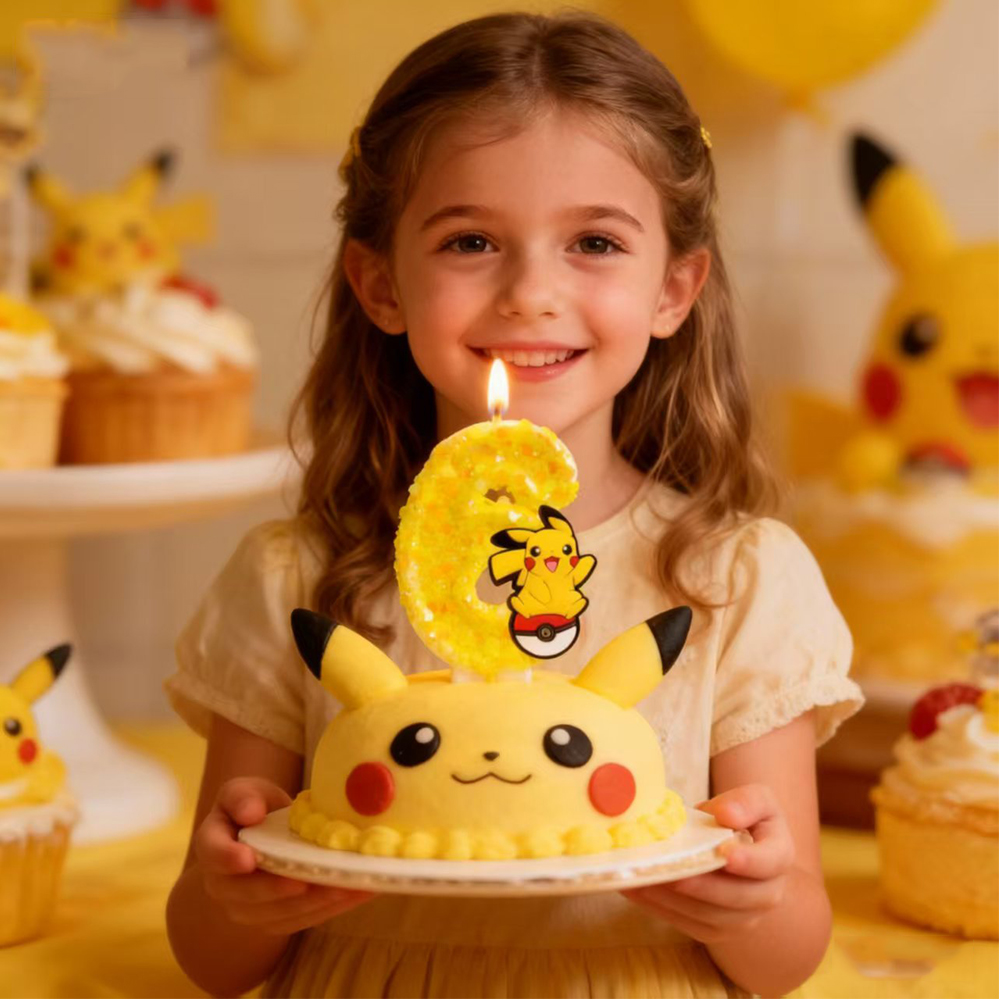 Pokemon Inspired Birthday Cake - Candle Making Kit For Kids ulasan dan harga