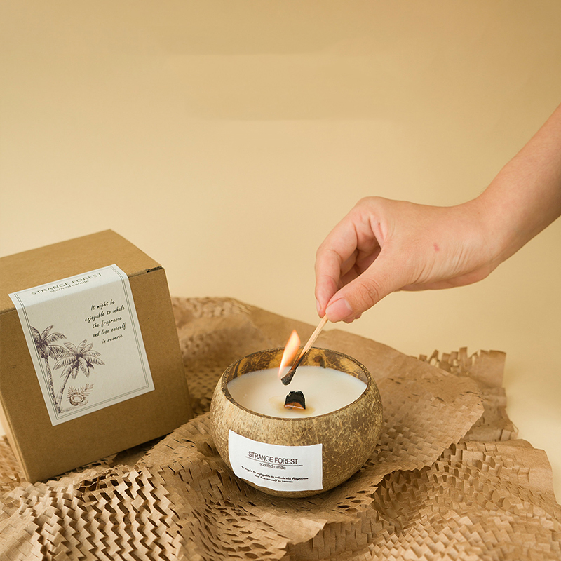 Coconut Shell Aromatherapy Can - Coconut Wax Flake ulasan dan harga