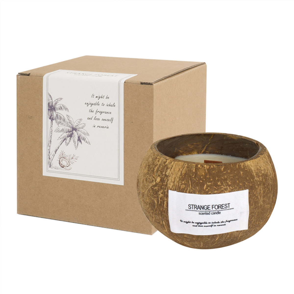 Coconut Shell Aromatherapy Can - Coconut Wax Flake ulasan dan harga