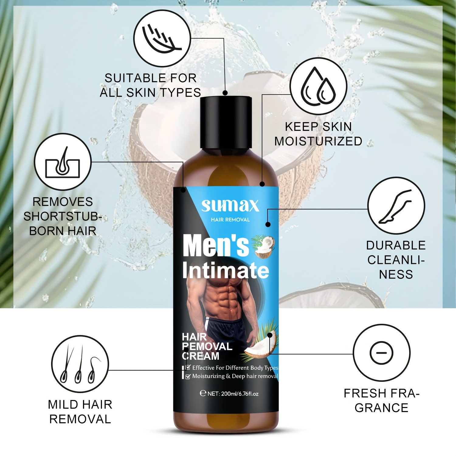 Coconut oil Men'S Private Hair - Coconut Wax Flake ulasan dan harga