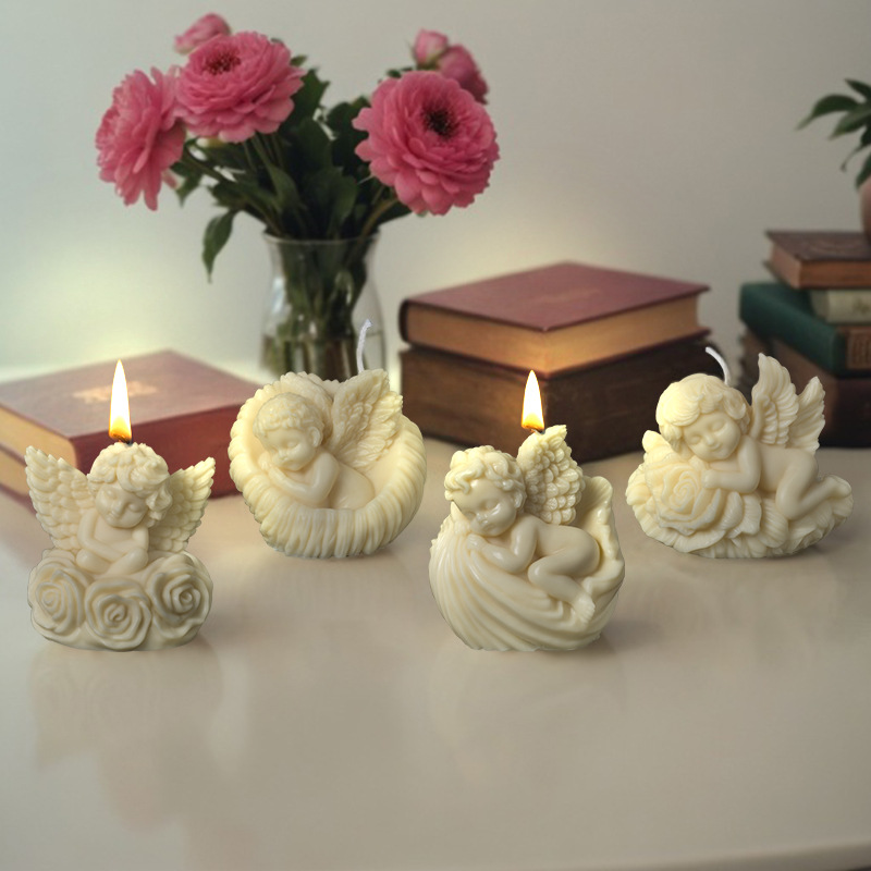 3D Rose Angel Children Candle  - Candle Making For Kids ulasan dan harga