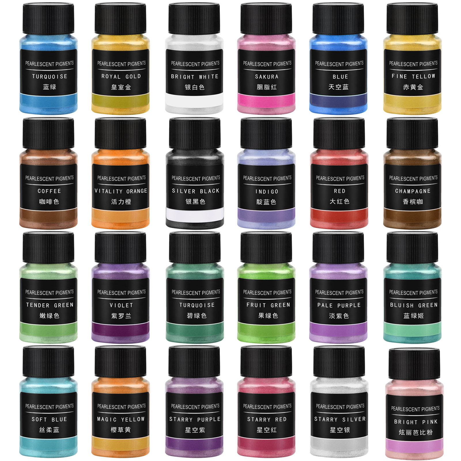 24Colors Pearlescent Powder Ep - Candle Making Material ulasan dan harga