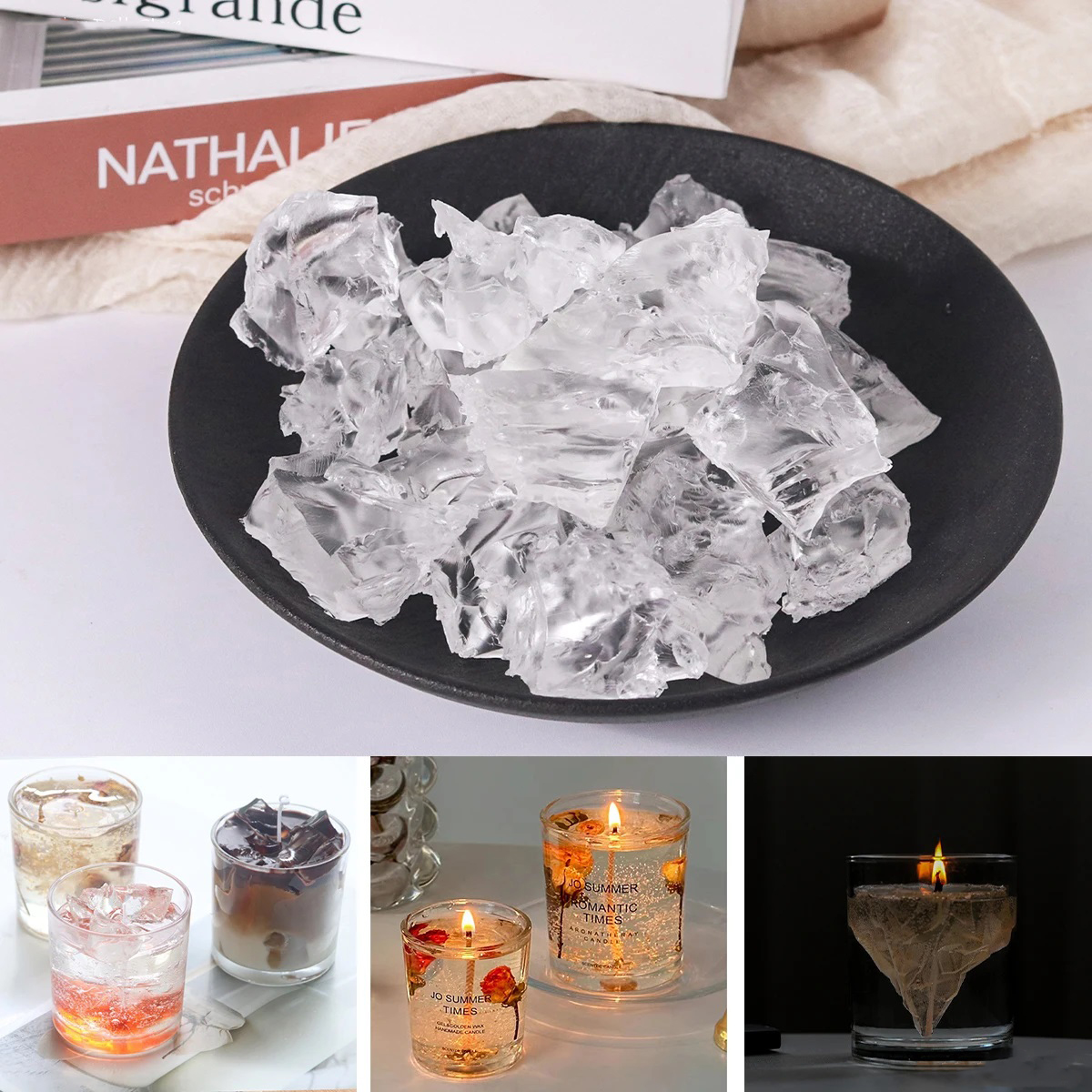 100G 7Colors Jelly Wax DIY Han - Candle Making At Home ulasan dan harga