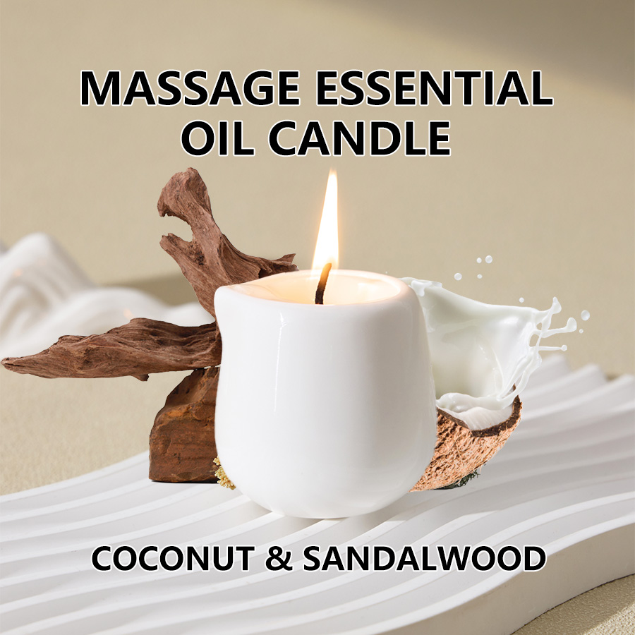 Fruity scented natural massage - Coconut Wax Flake ulasan dan harga