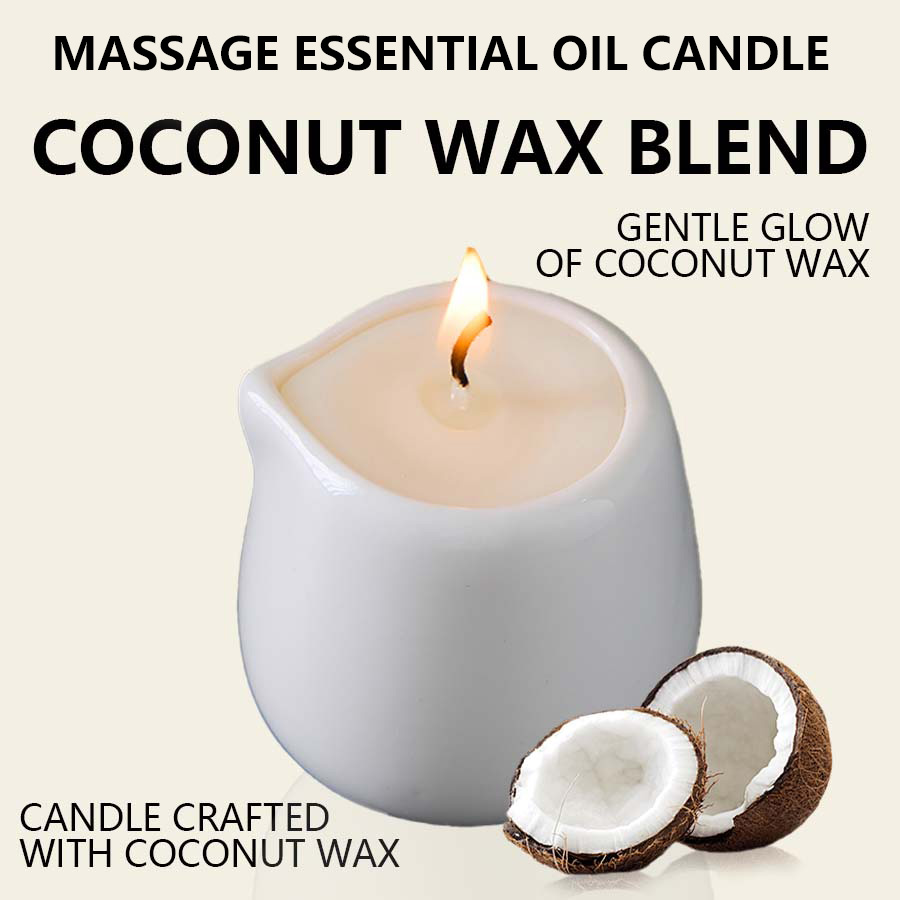 Fruity scented natural massage - Coconut Wax Flake ulasan dan harga