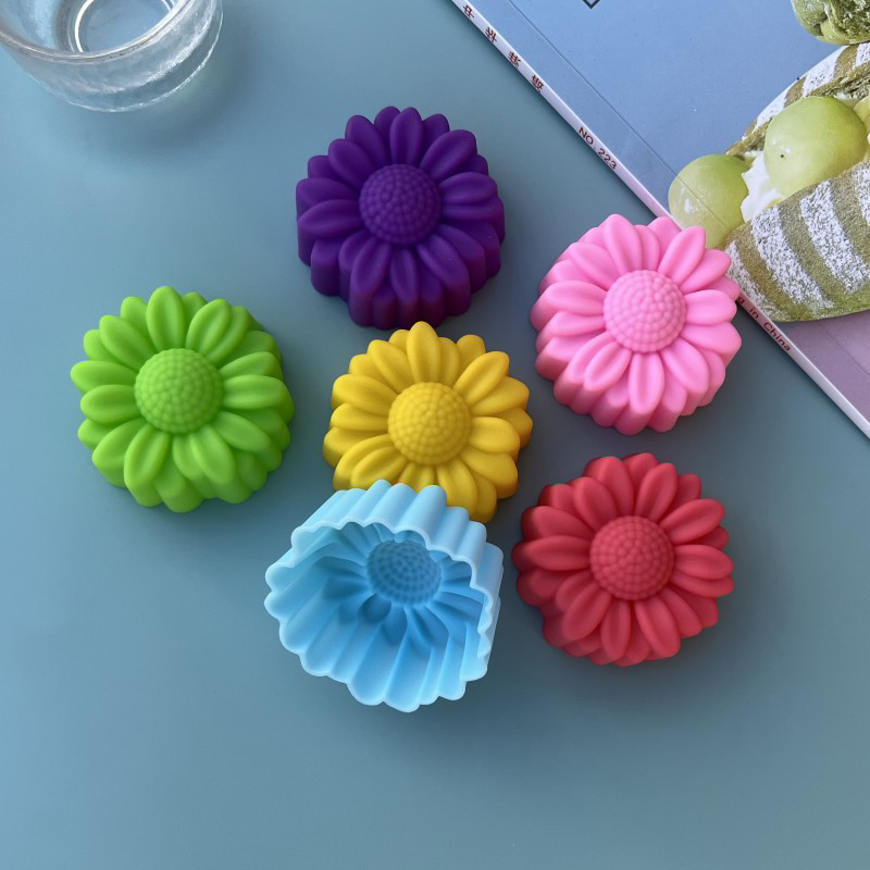 5Pcs 5cm Various Flower Design - Candle Making Business ulasan dan harga