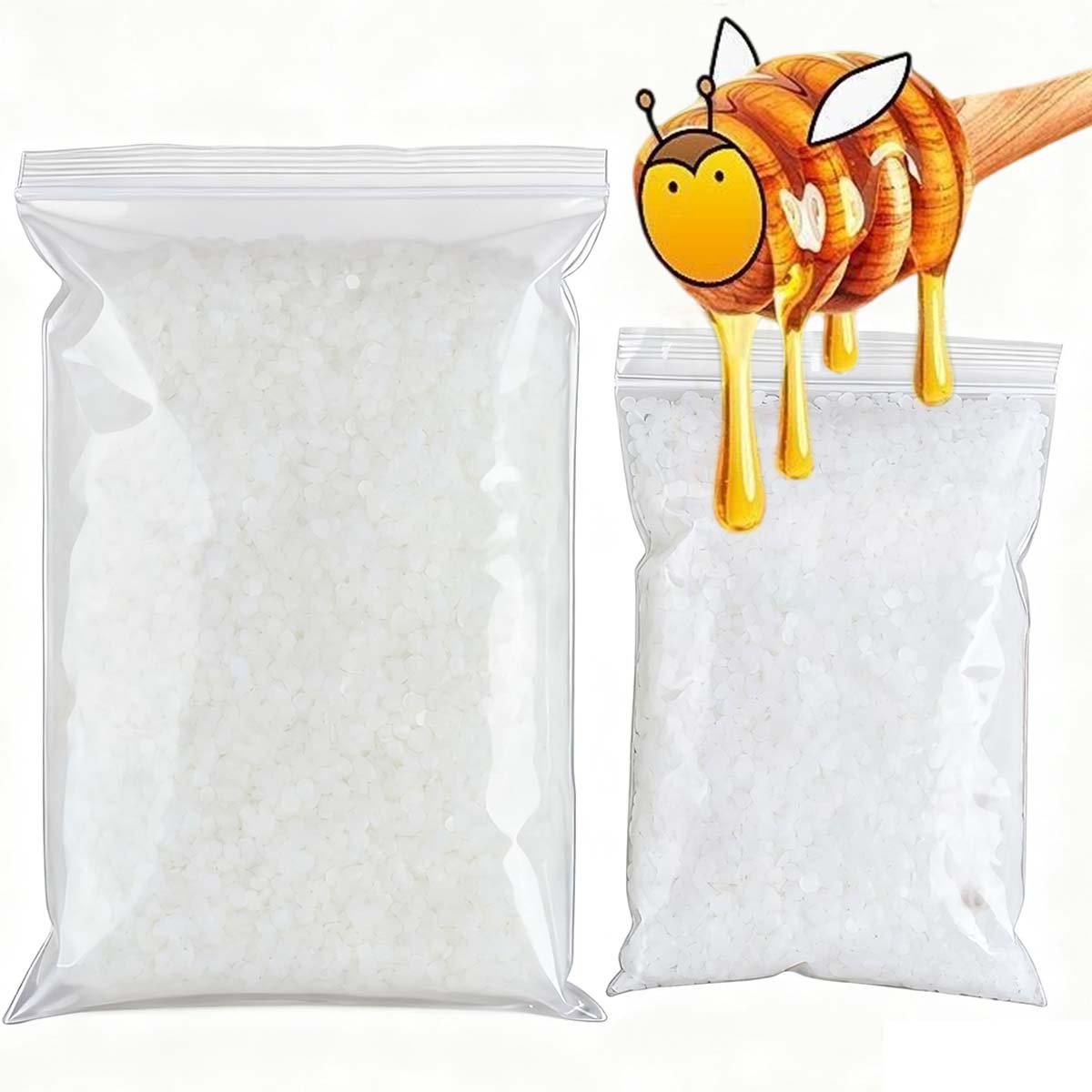 200g-1000g White Beeswax Pure  - Candle Making Material ulasan dan harga