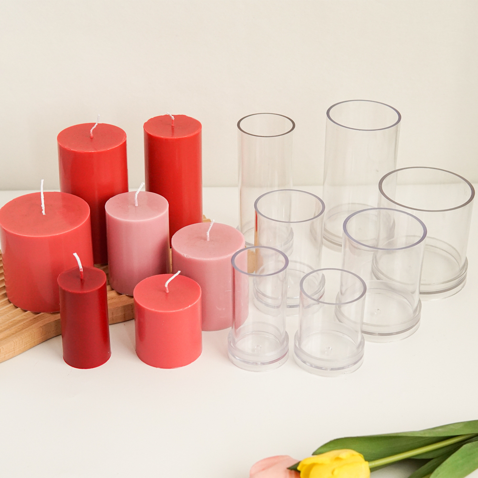 Various 3D Cylindrical Candle  - Candle Making At Home ulasan dan harga