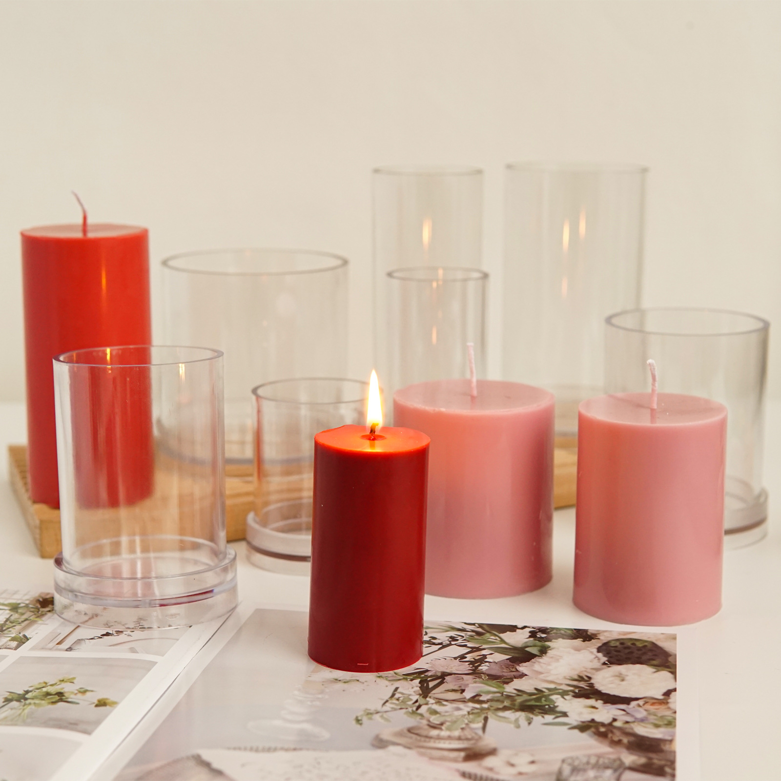 Various 3D Cylindrical Candle  - Candle Making At Home ulasan dan harga