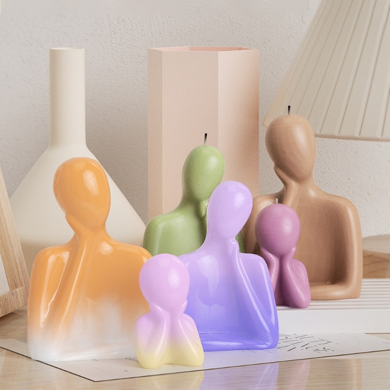 3D Family Candle Silicone Mold - Candle Making Material ulasan dan harga