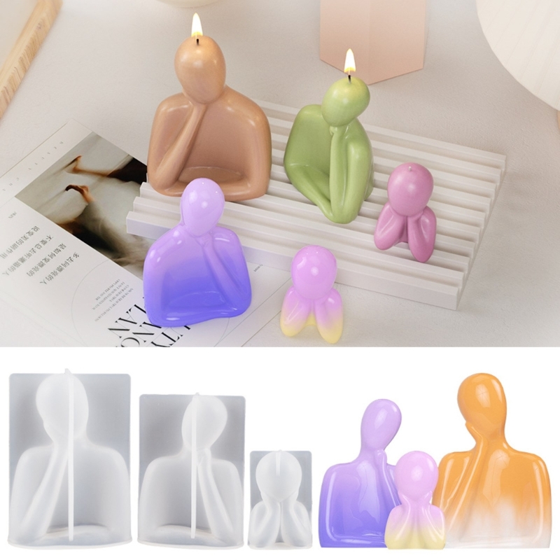 3D Family Candle Silicone Mold - Candle Making Material ulasan dan harga