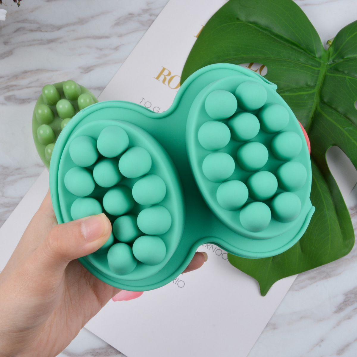 4 Hole Oval Massage Soap Silic - Candle Making Kits ulasan dan harga