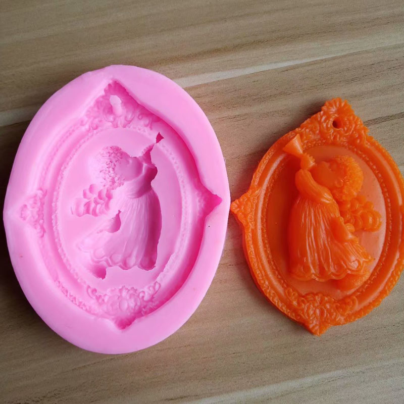 3D Angel Kids Shaped Silicone  - Candle Making For Kids ulasan dan harga