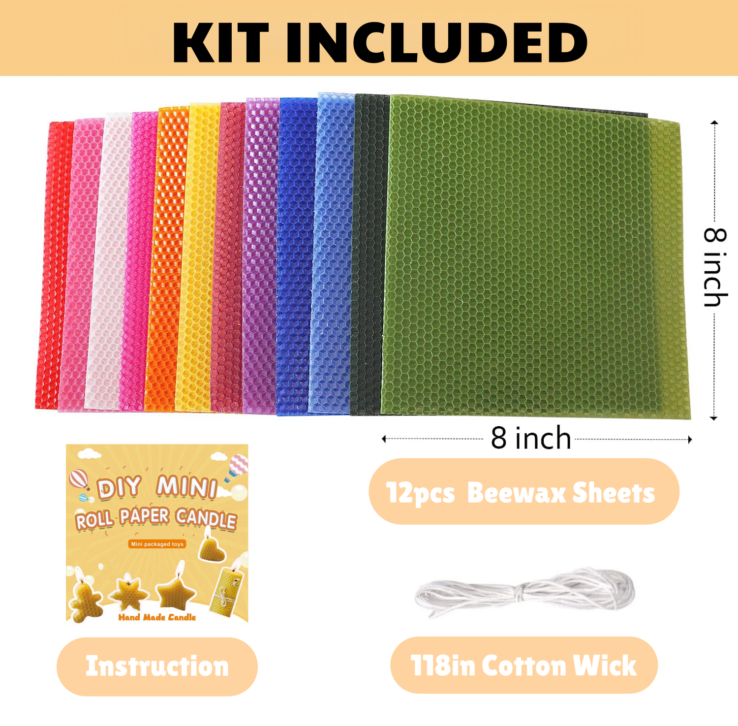 Beeswax Candle Making Kit 12pc - Candle Making Kit For Kids ulasan dan harga