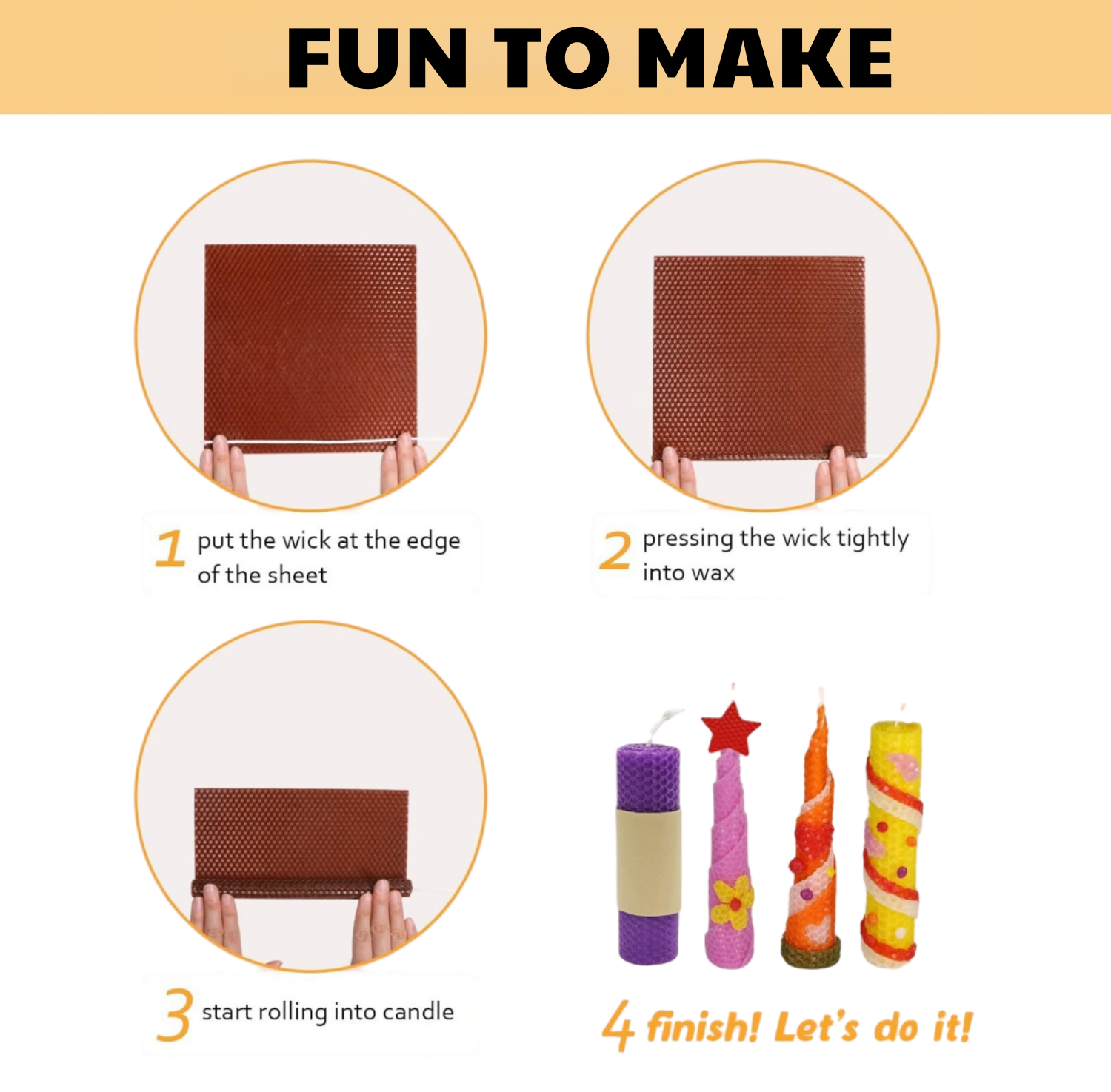 Beeswax Candle Making Kit 12pc - Candle Making Kit For Kids ulasan dan harga