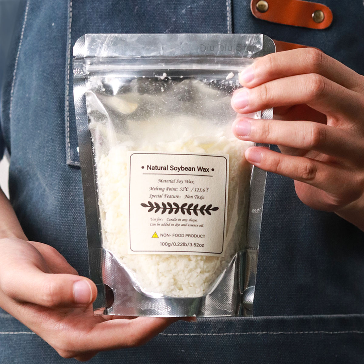 1KG Natural Soy Wax Granular S - Candle Making At Home ulasan dan harga