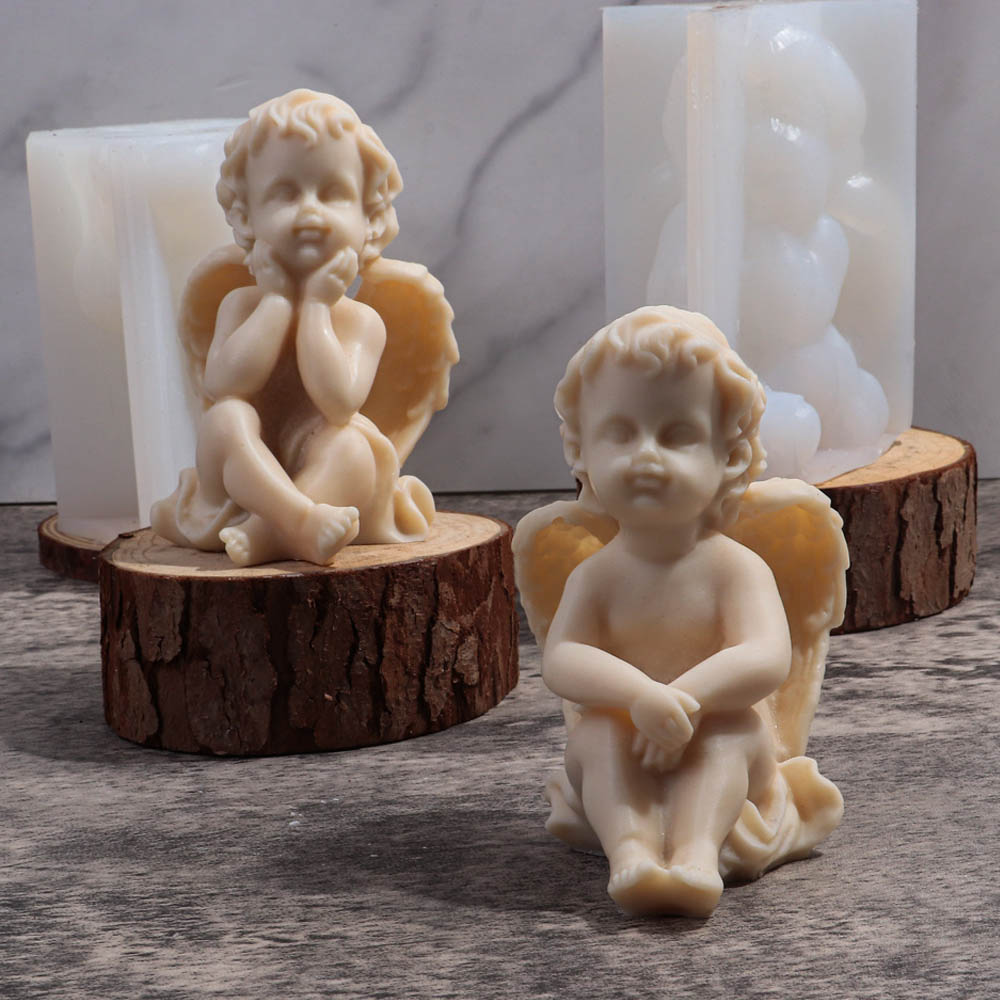 3D Angel Children Silicone Mol - Candle Making For Kids ulasan dan harga