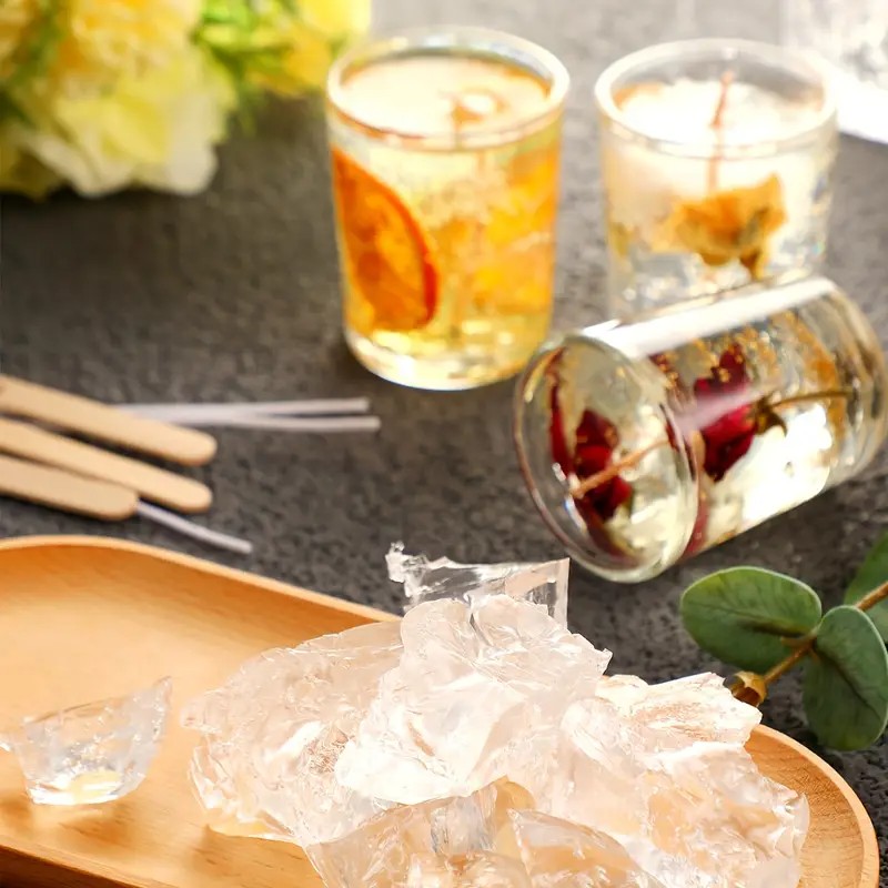 Transparent Crystal Wax, Jelly - Candle Making Material ulasan dan harga